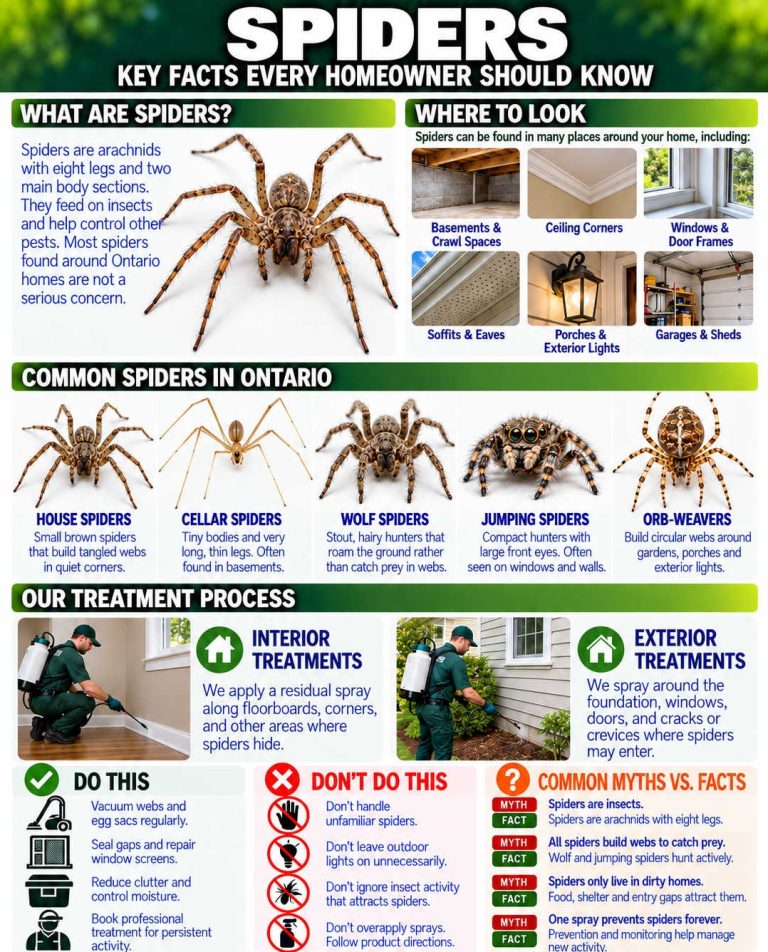 An infographic about spiders.